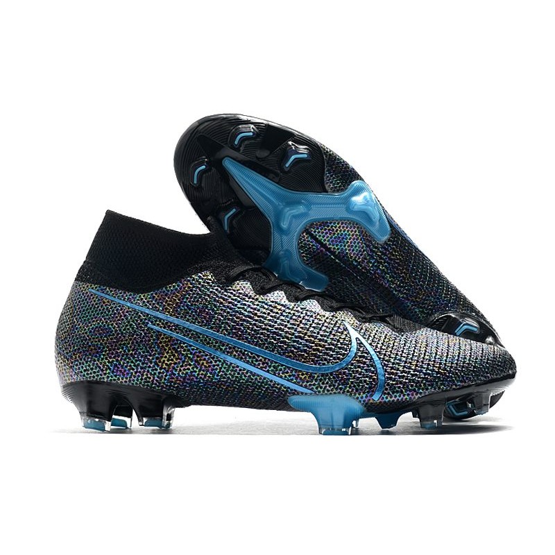 Nike Mercurial Superfly Elite DF FG Wavelength Černá Modrý